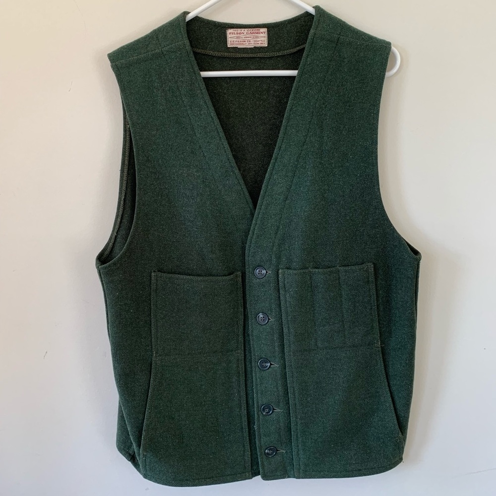 Filson, Mackinaw, boiled wool vest